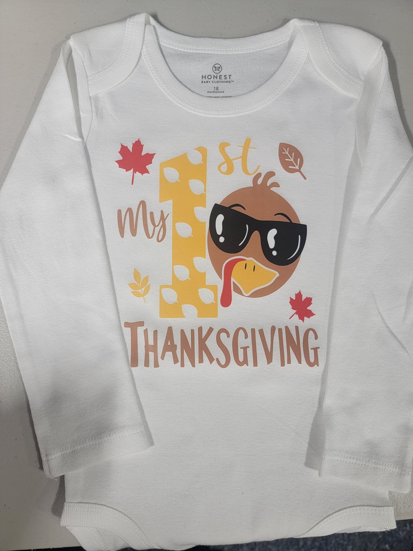 My 1st Thanksgiving Onesie