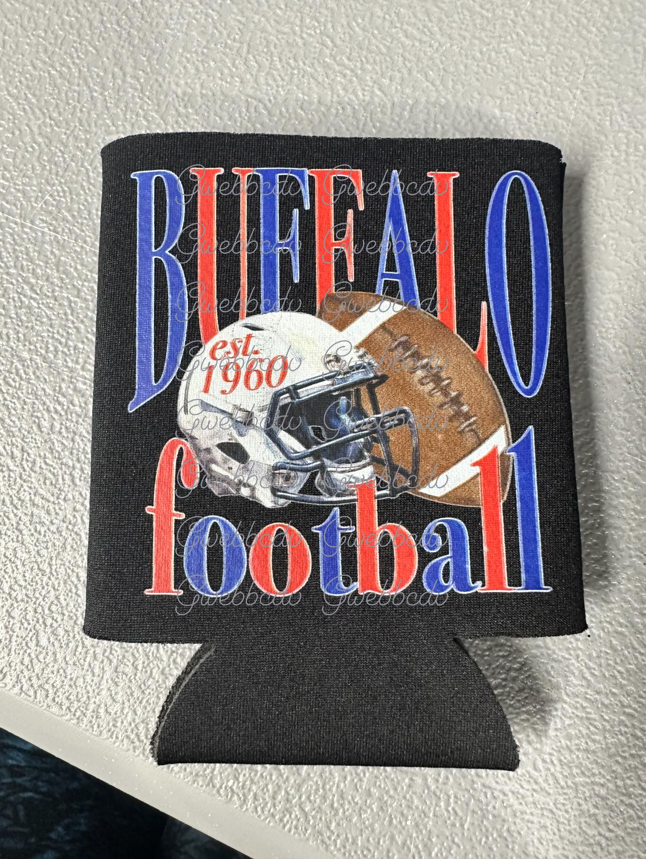 Buffalo Football Can Koozie
