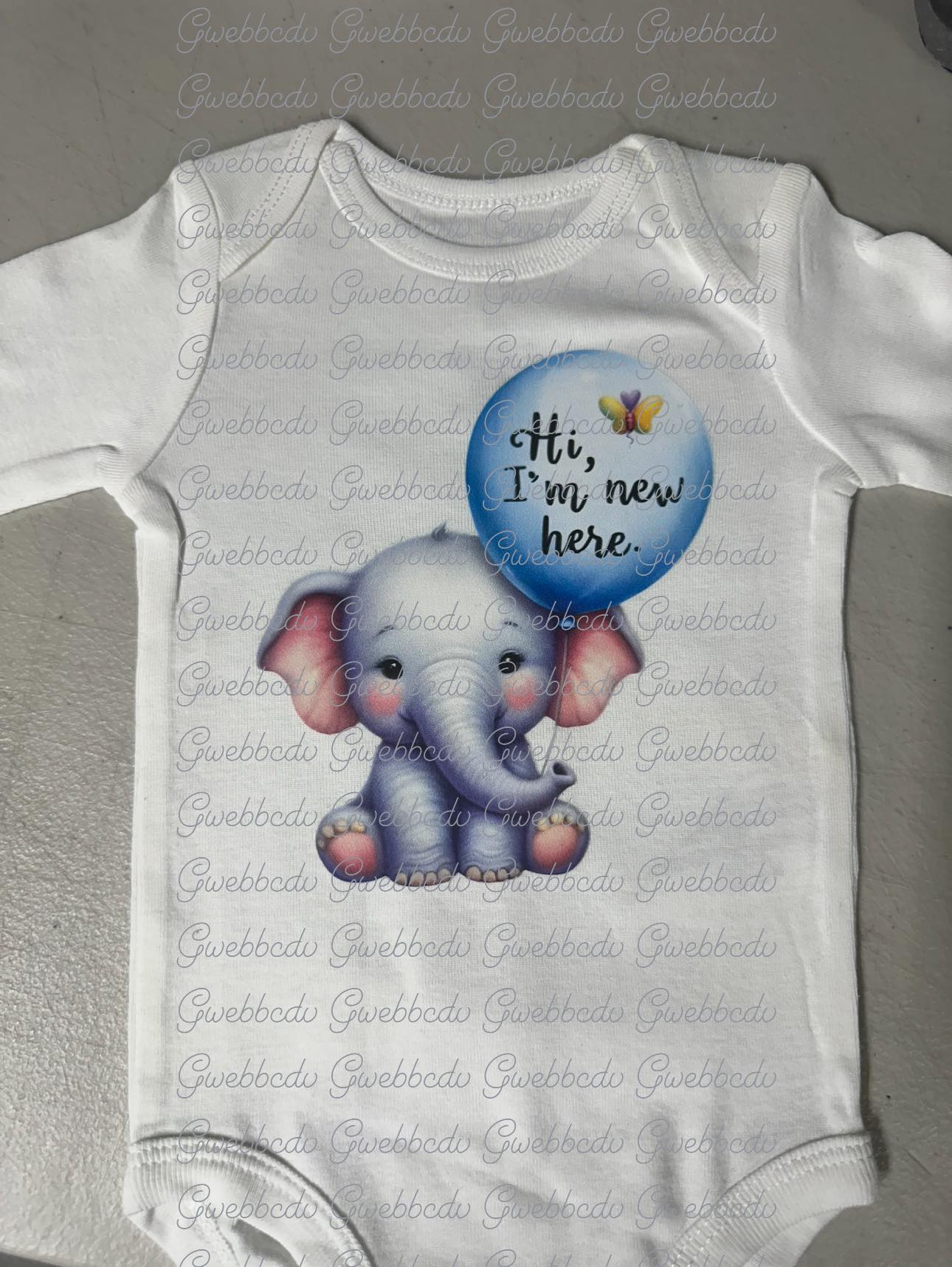 Hi Im New Here Onesie
