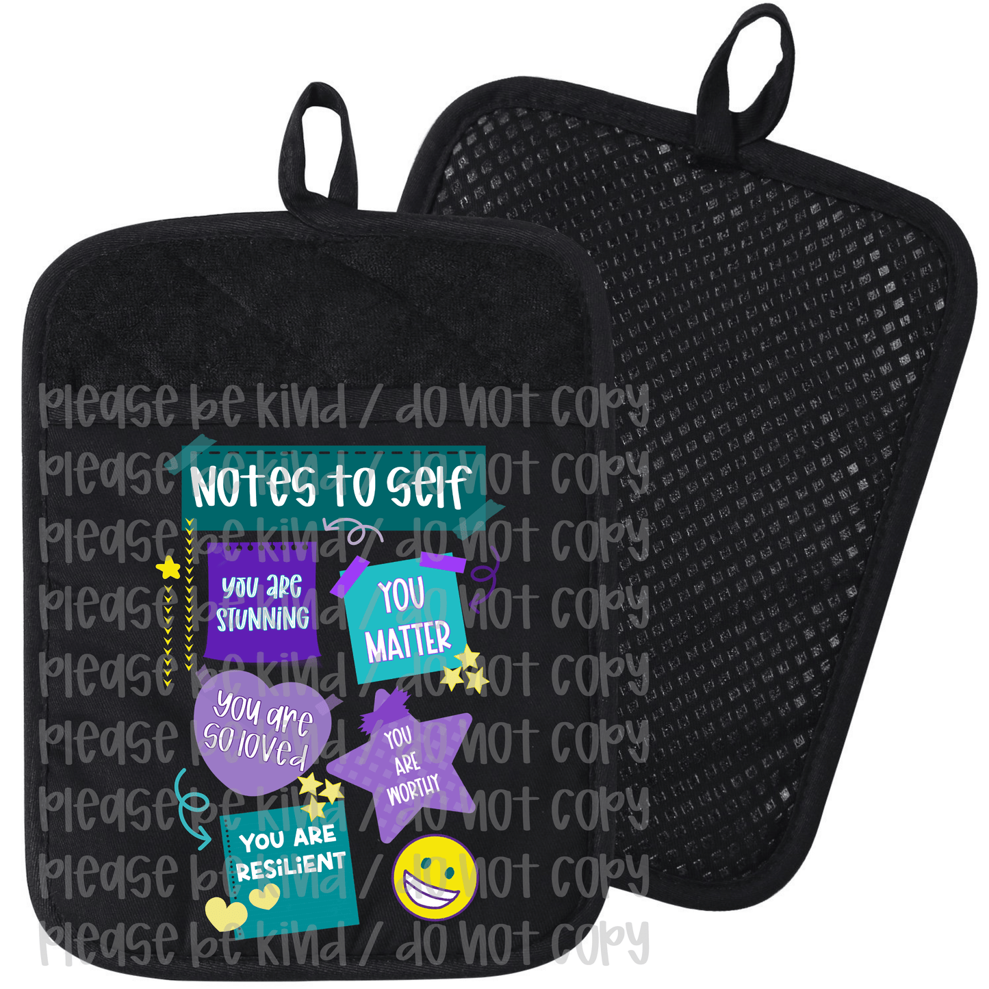 Note To Self Pot Holder