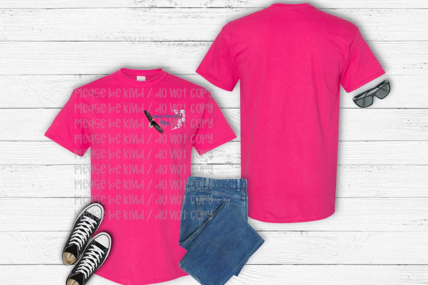 Sandy’s Soaring Bling Apparel