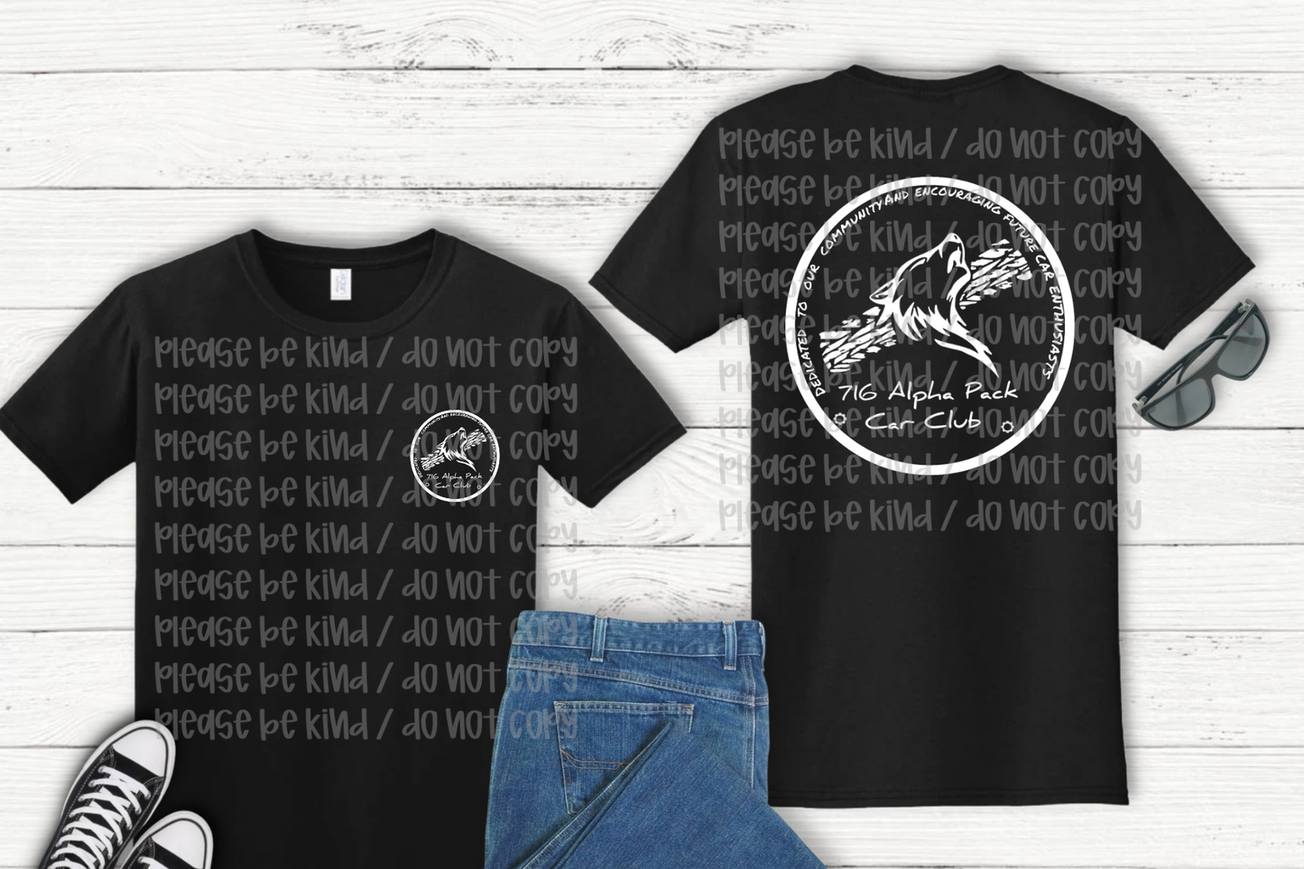 Wolfpack Alphas NEW LOGO Long Sleeve Shirts
