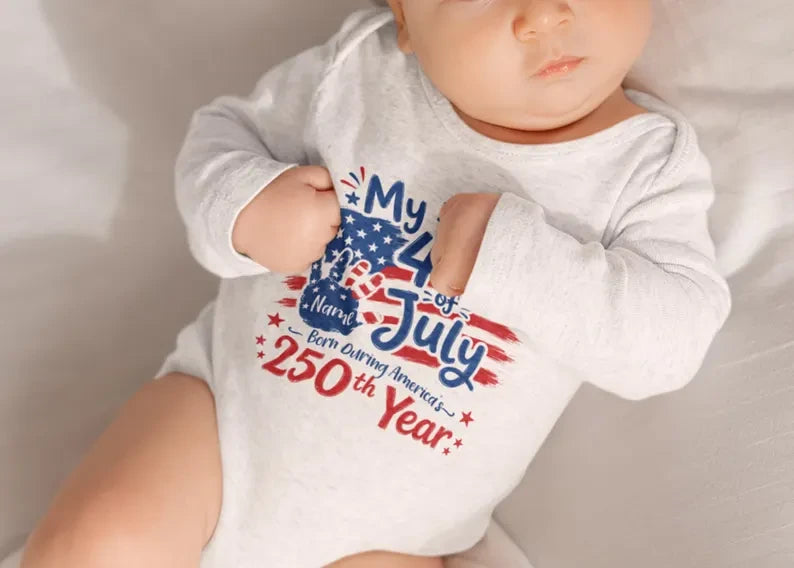 My First 4th Of July 250 Years Hand