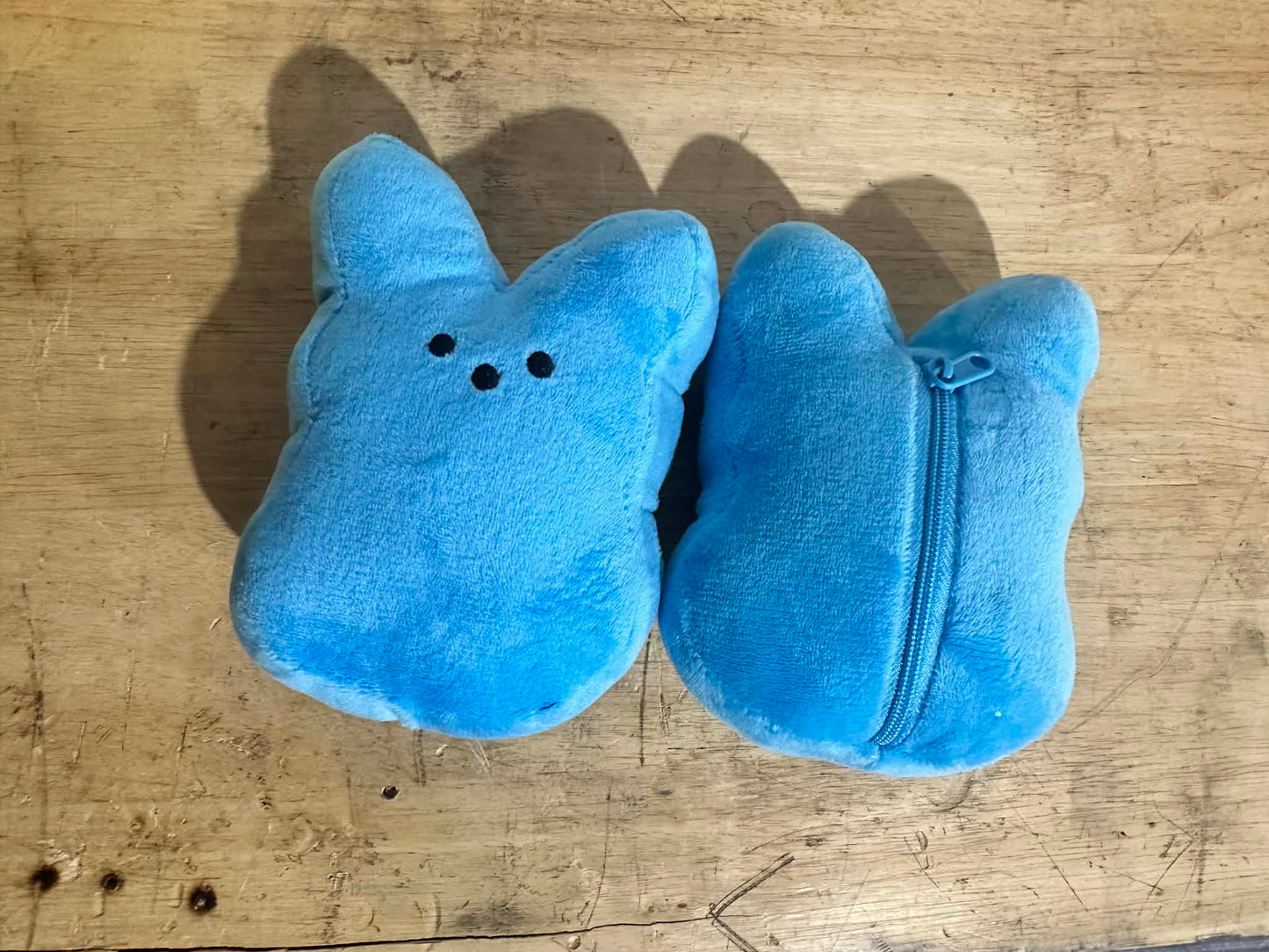 Stuffed Peep with Zipper Back