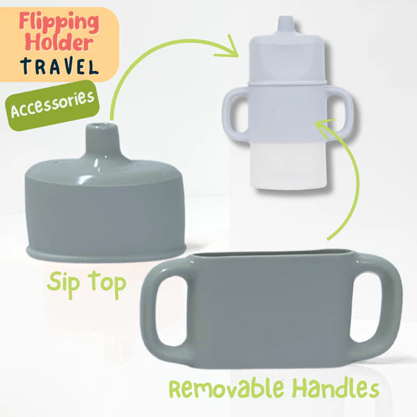 HANDLES & SIP TOP for Flipping Holder TRAVEL