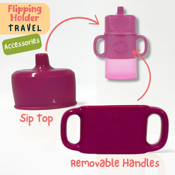 HANDLES & SIP TOP for Flipping Holder TRAVEL