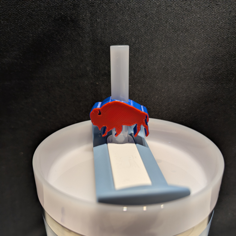 Buffalo Straw Topper