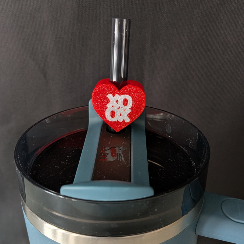 XOXO Straw Topper