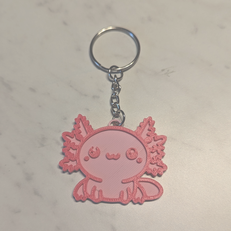 Axolotl Keychain