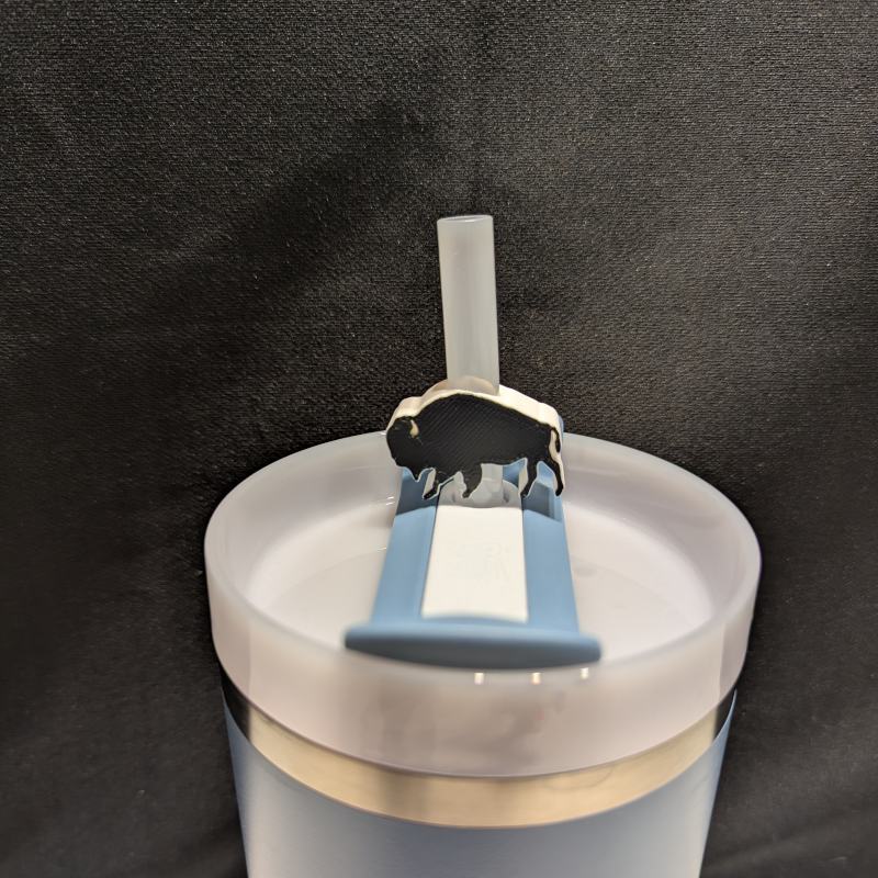 Buffalo Straw Topper