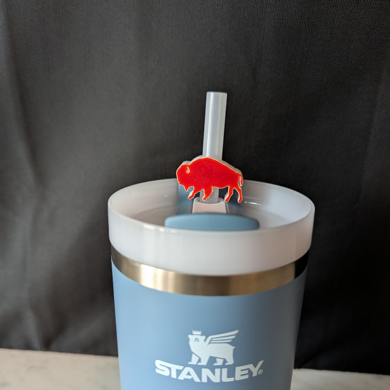 Buffalo Straw Topper