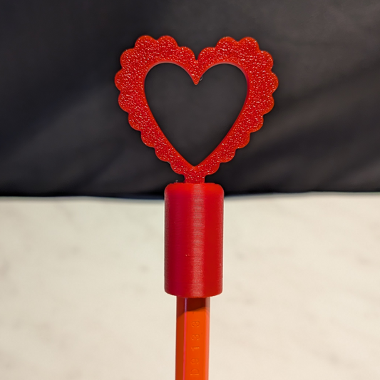 Heart Pencil Topper