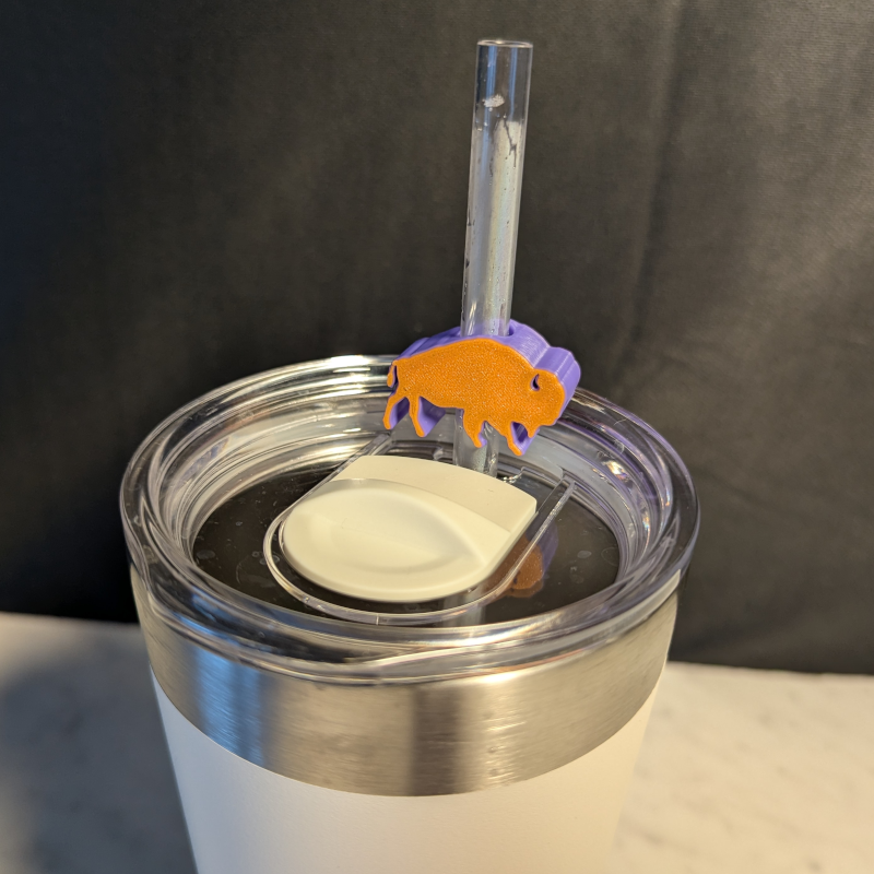 Buffalo Straw Topper