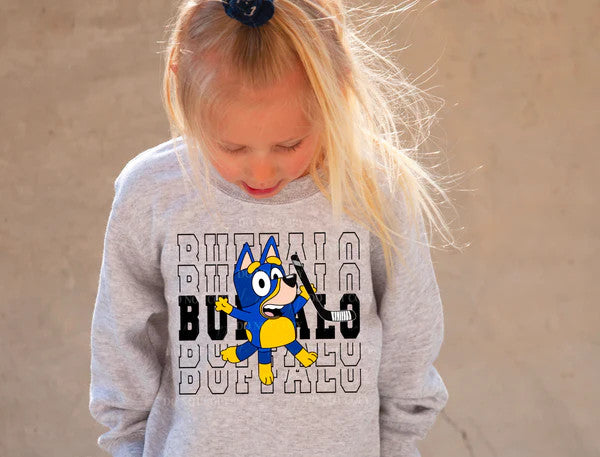 Buffalo Hockey Blue Dog