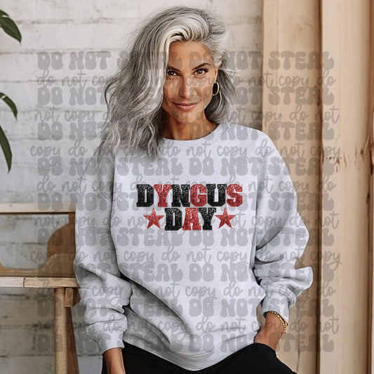 Faux Sequin Dyngus Day Stars