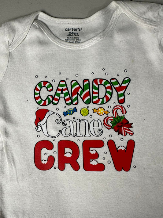 Candy Cane Crew Onesie