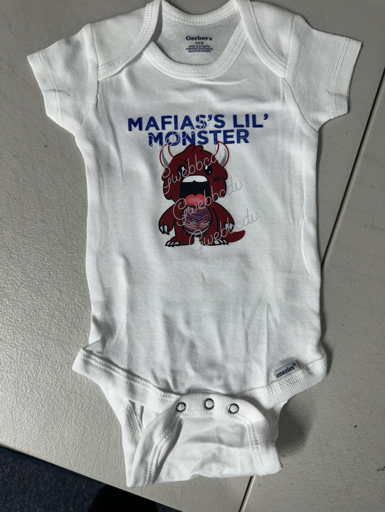 Mafias Lil Monster Onesie