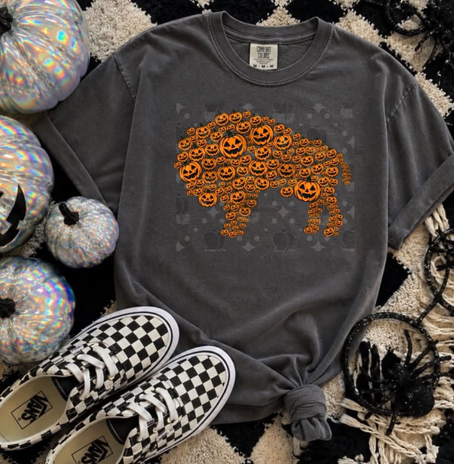Pumpkin Standing Buffalo