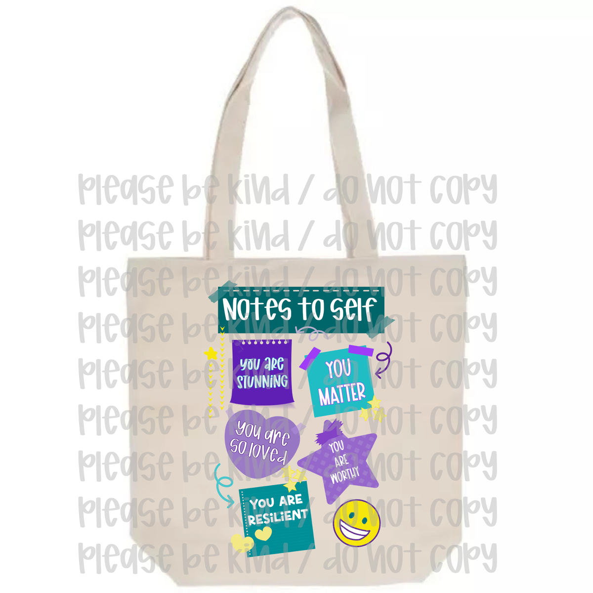 Notes To Self Tote Bag