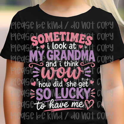 Sometimes I Look At My Grandma