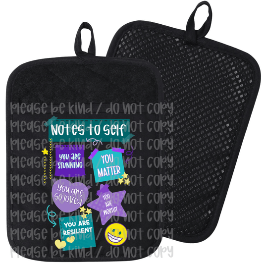 Note To Self Pot Holder