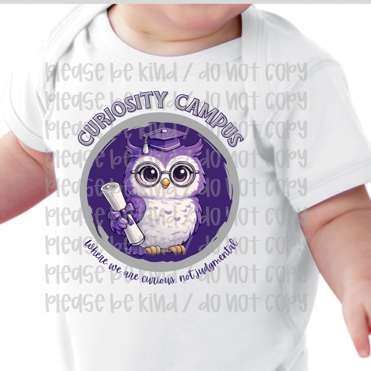 Curiosity Campus Circle Onesie