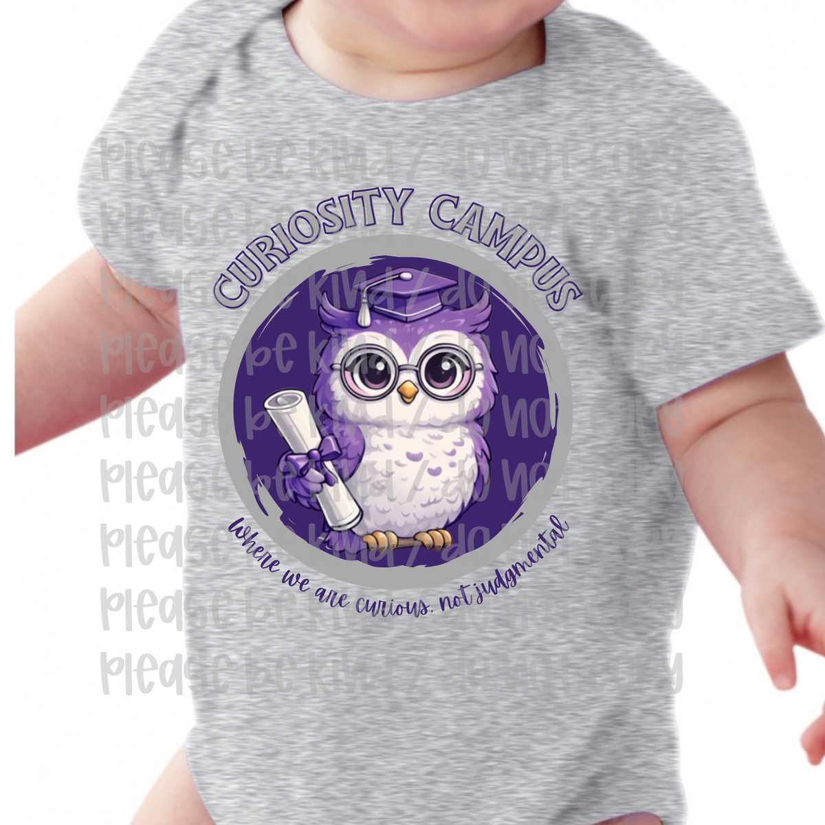 Curiosity Campus Circle Onesie