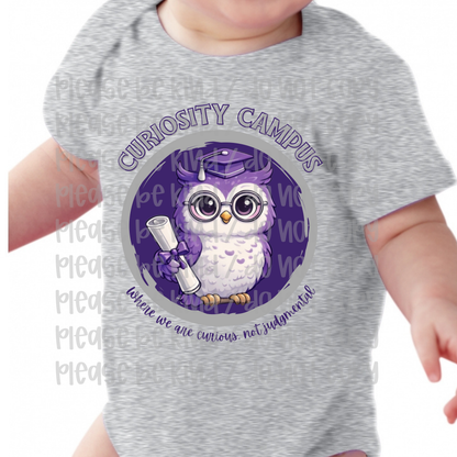Curiosity Campus Circle Onesie