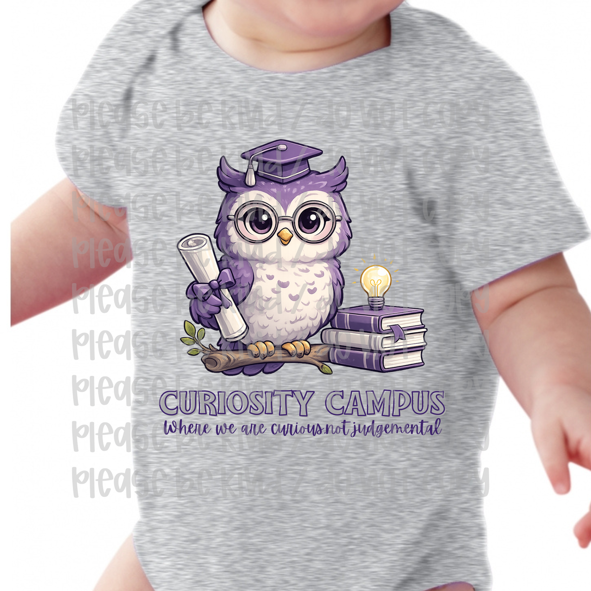 Curiosity Campus Books Onesie
