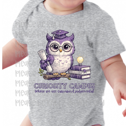 Curiosity Campus Books Onesie