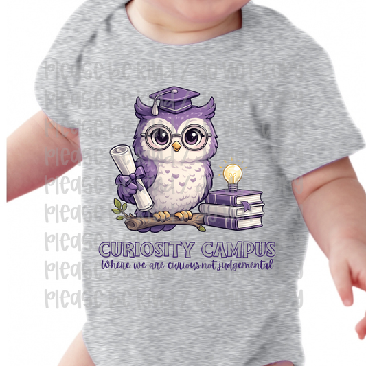 Curiosity Campus Books Onesie