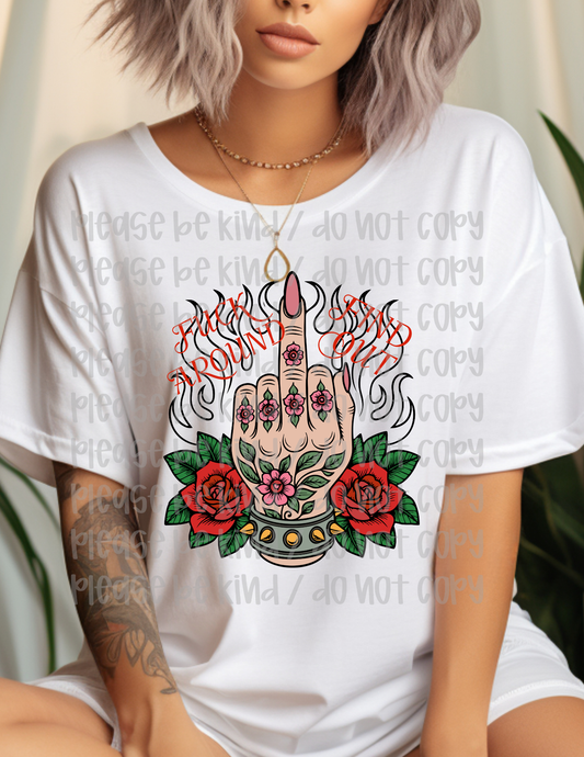 Middle Finger FAFO Digital
