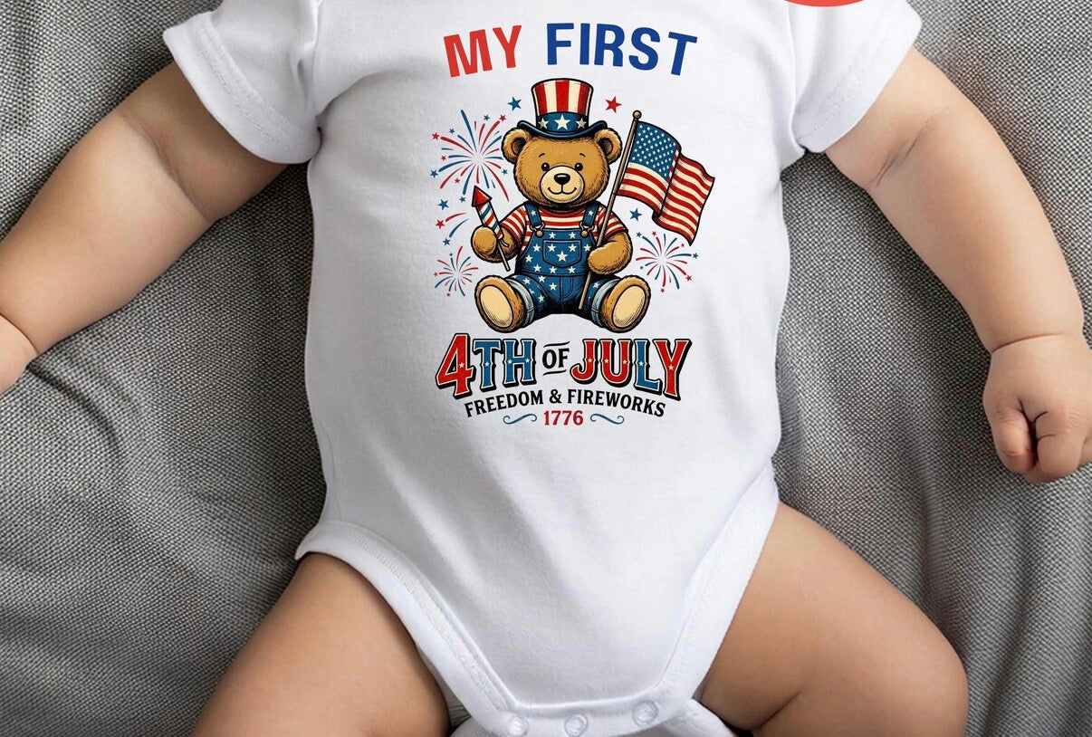 My First 4th Of July Fireworks & Freedoms