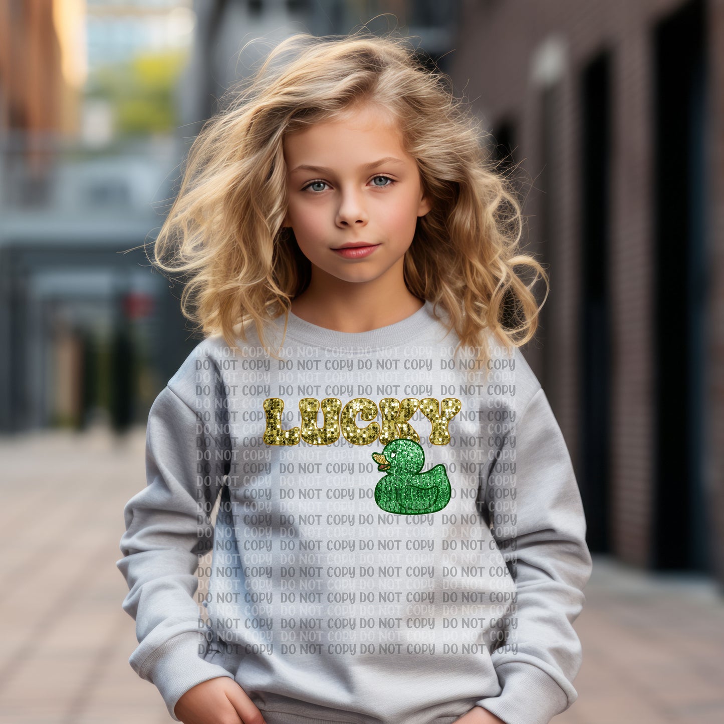 Lucky Duck Faux Glitter