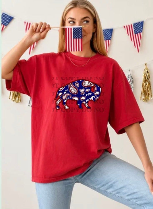 Bandana Standing Buffalo