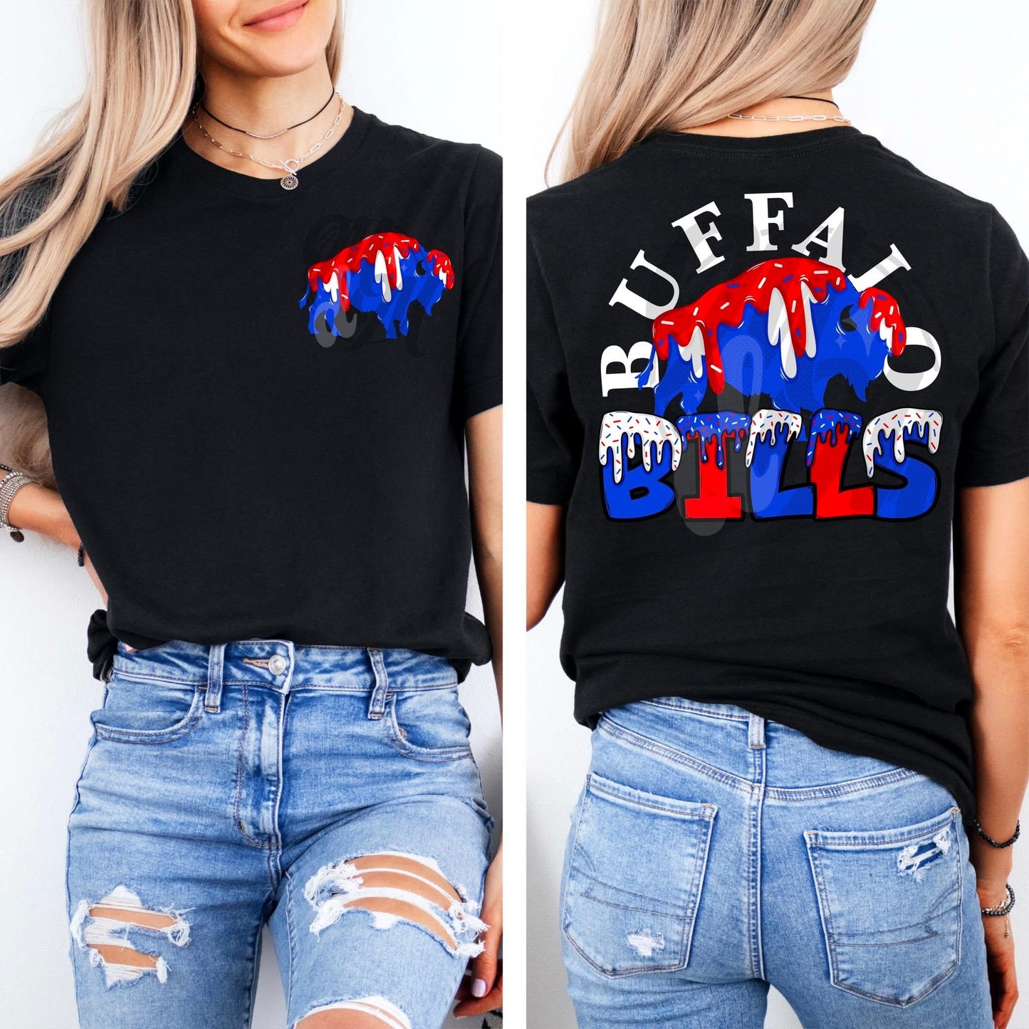 Football Drip Standing Buffalo