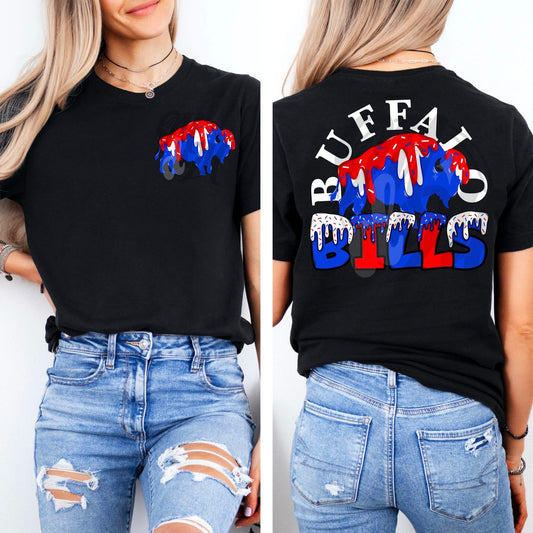 Football Drip Standing Buffalo