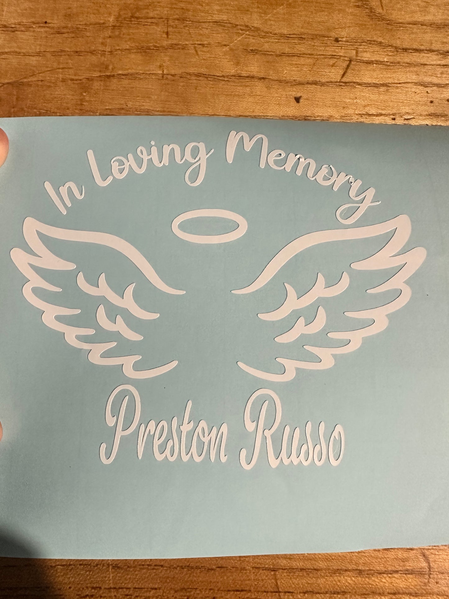 Preston Russo Memorial Decal