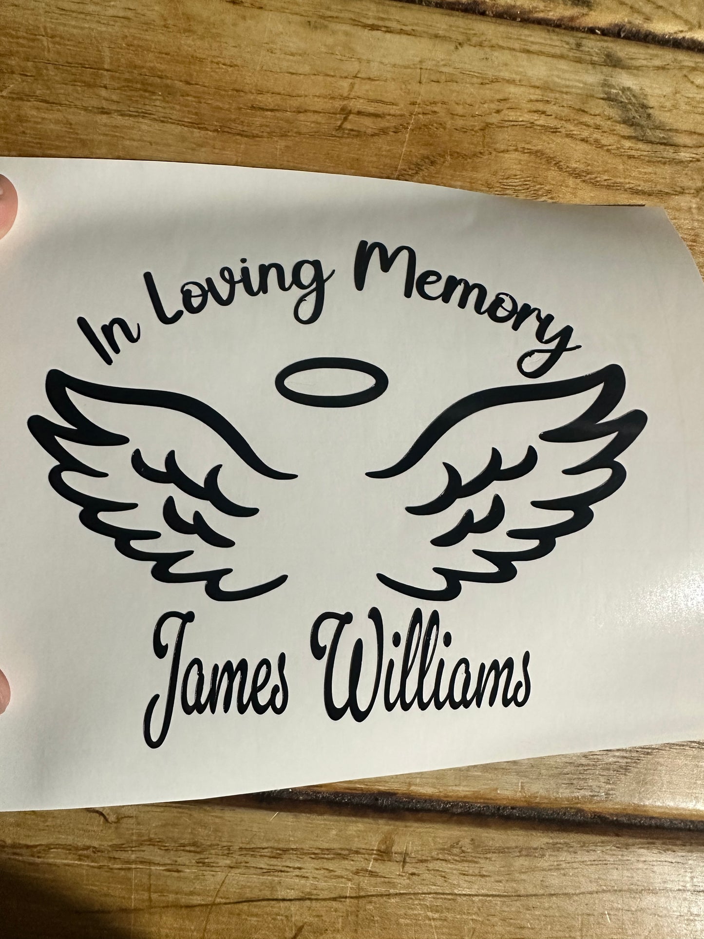 James Williams Memorial Decal