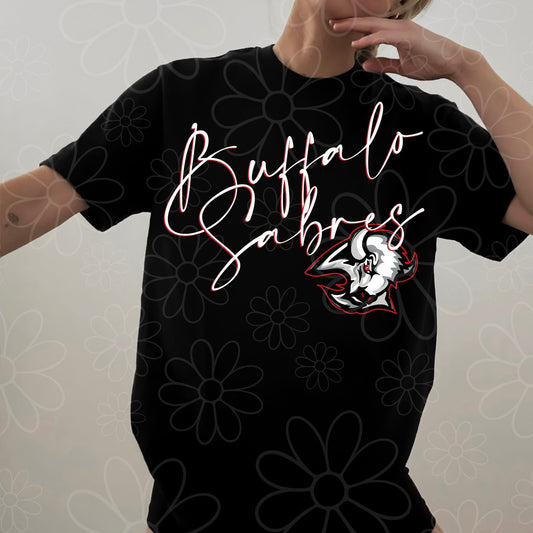 Cursive Buffalo Hockey
