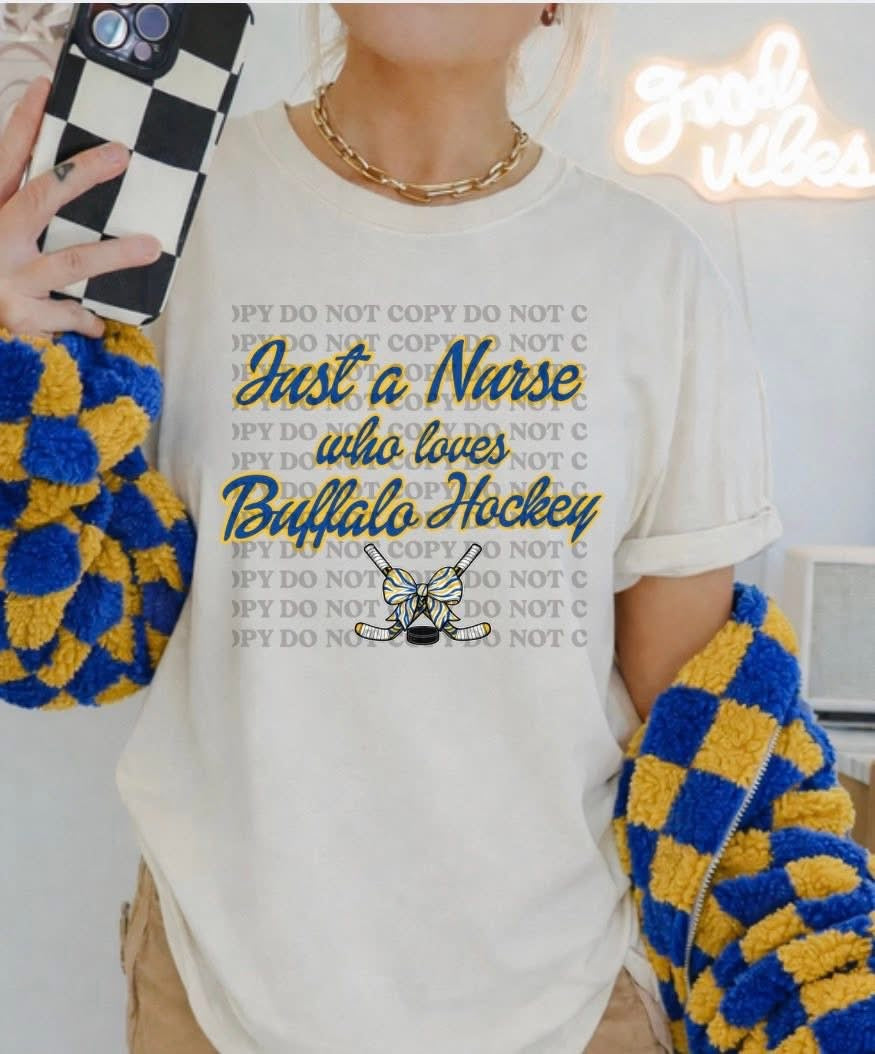 Just A Nurse Who Loves Buffalo Hockey