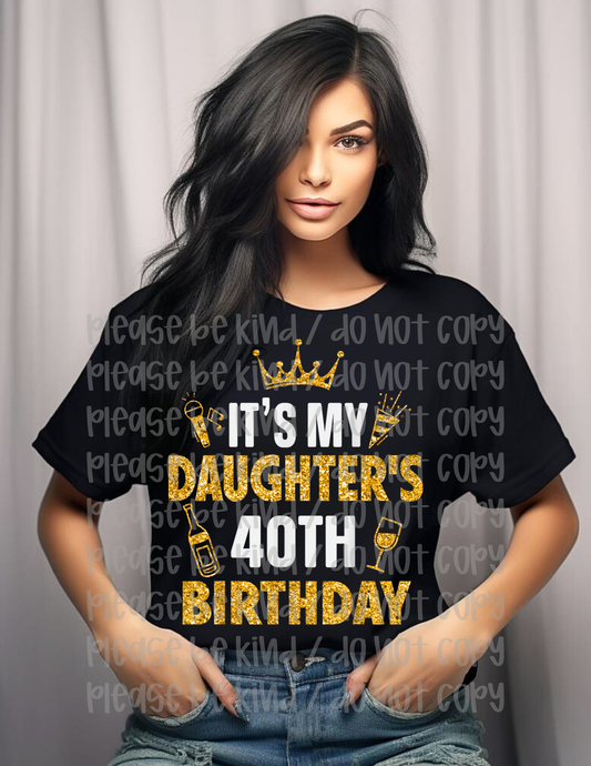 Daughters 40th Birthday