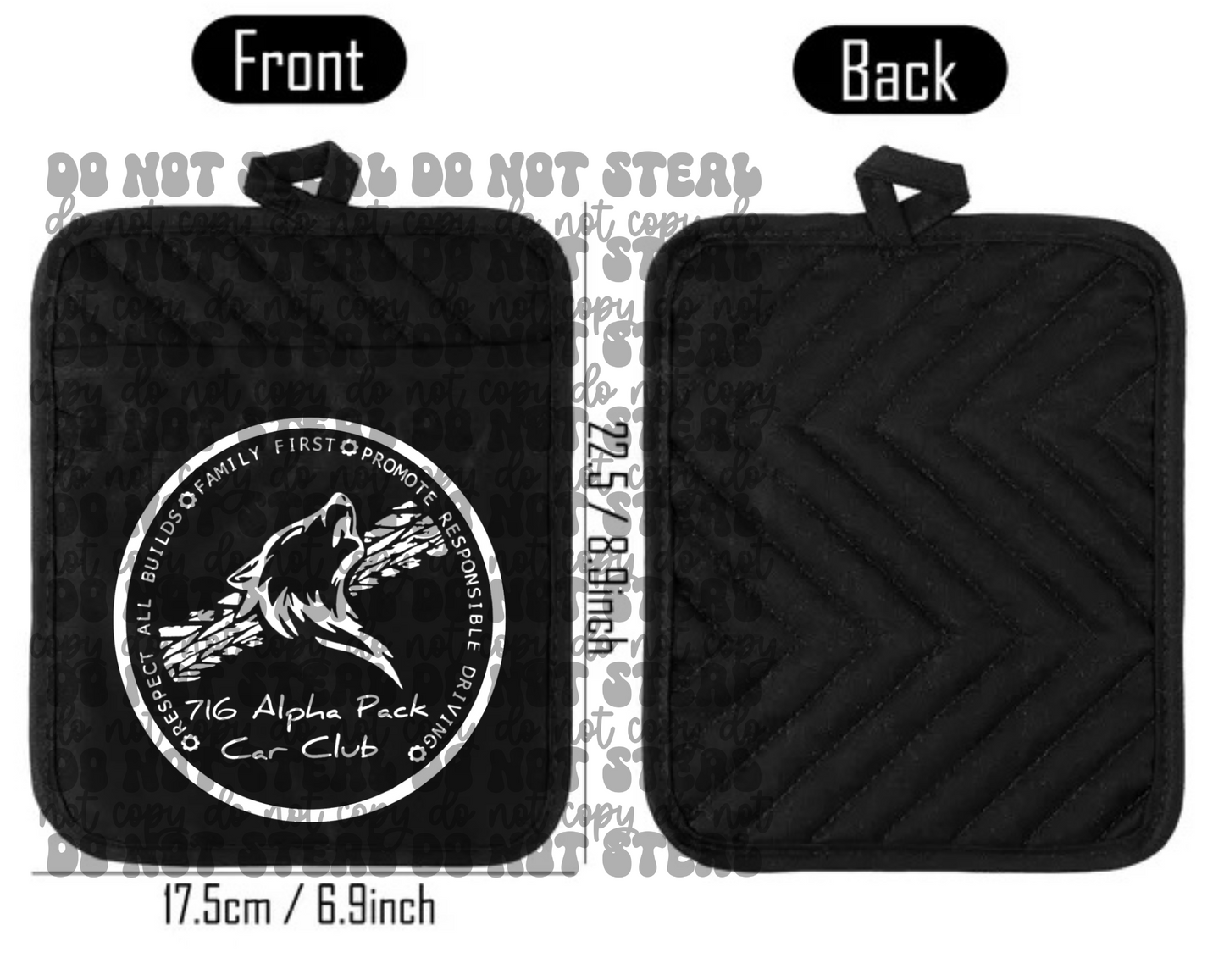 716 Wolfpack Alphas Pot Holder