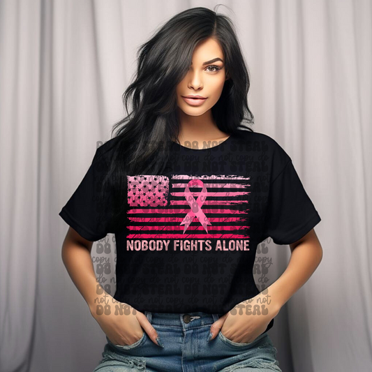 Nobody Fights Alone Flag BC