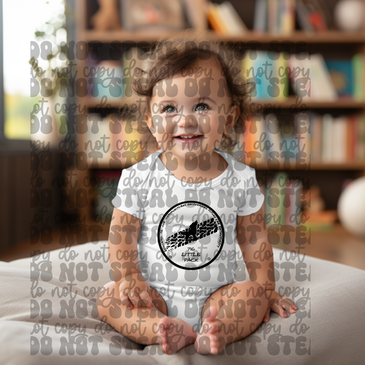 Lil Pack White Onesie