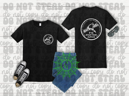Wolfpack Alphas Old Logo Short Sleeve Shirts