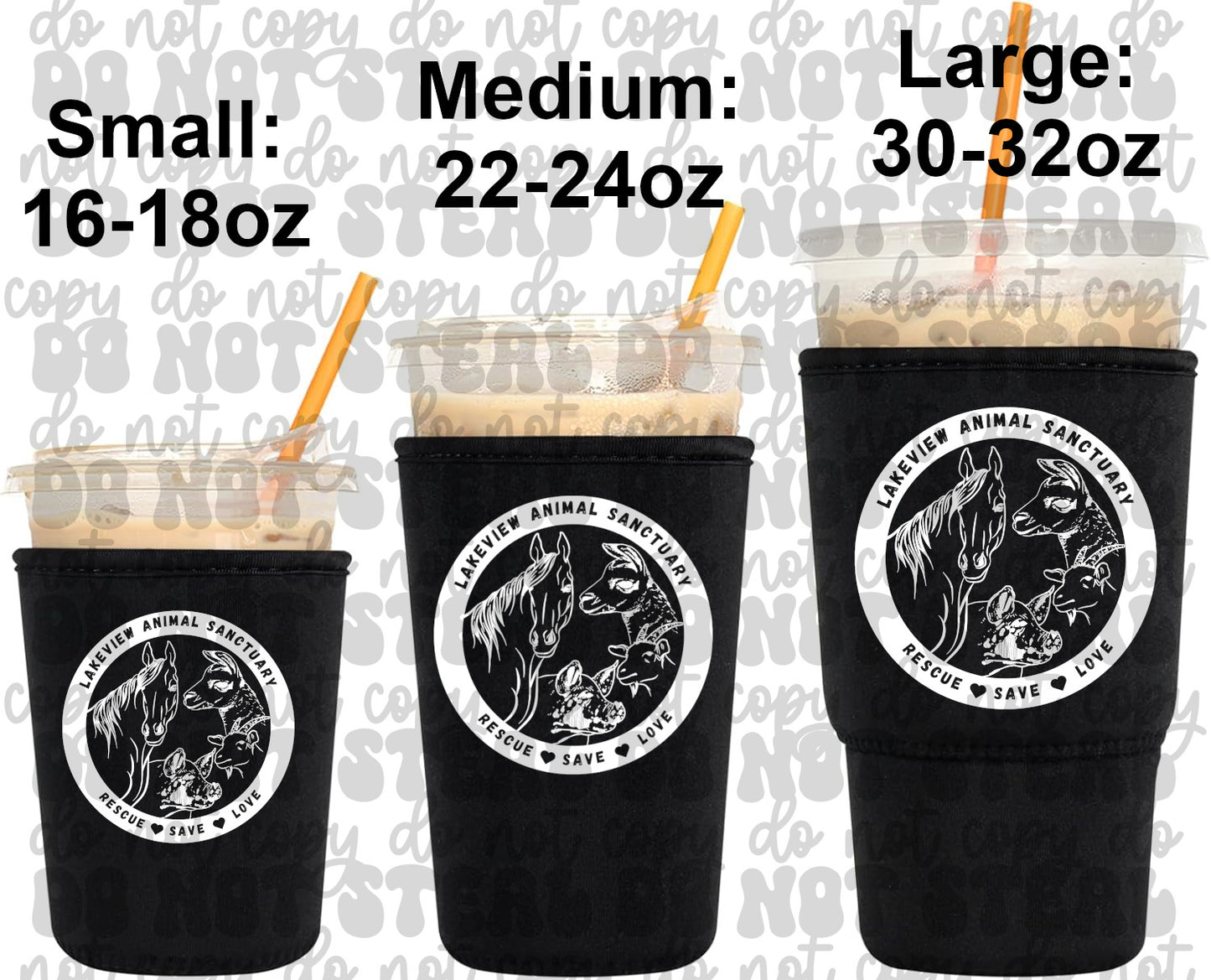 Lakeview Animal Sanctuary Can Koozie