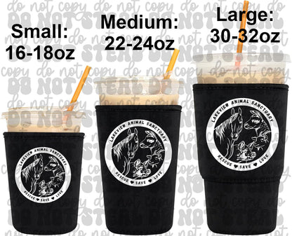 Lakeview Animal Sanctuary Can Koozie