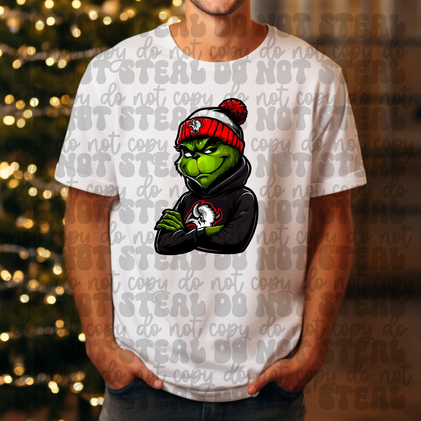 Buffalo Hockey Retro Green Man