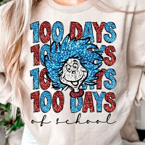 100 Days Faux Sequin